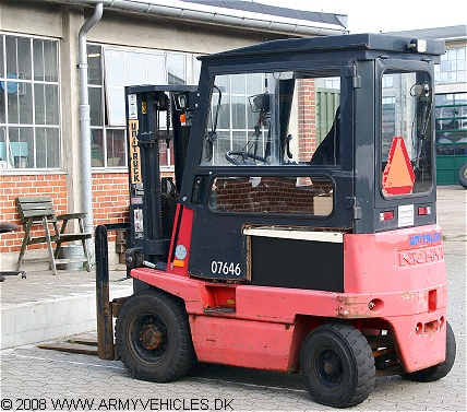 Nichiyu forklift (Rear view, left side)