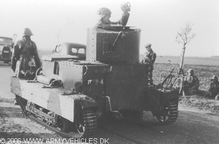 Carden-Loyd Patrol Car  Mk VI (DK) (Rear view, left side)