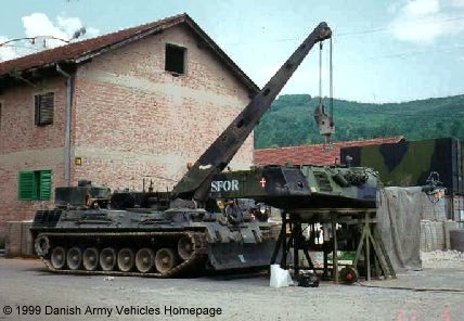 Leopard 1 ARV (Bergepanzer Leopard) Side view, right side