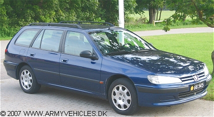 Peugeot 406 SL, 4 x 2, 12V, D (Front view, right side)