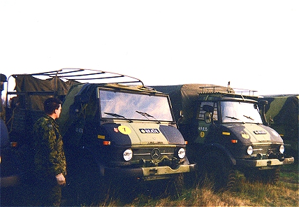 Unimog 416, 4 x 4, 24 V, D (Front view, right side)