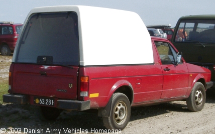 VW Caddy, 4 x 2, 12V (Rear view, right side)